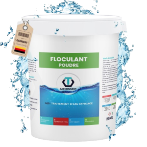 Floculant en poudre spécial pour filtre à sable - Seau de 25 kg